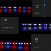 TUBO LUZ ACUARIO 8W RGB+W