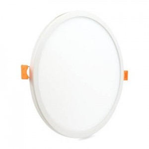 DOWNLIGHT LED SLIM REDONDO PARA EMPOTRAR 18W BLANCO (CORTE AJUSTABLE 5-20cm) 3000K