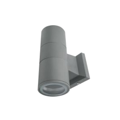 APLIQUE DE PARED PARA EXTERIOR CON 2 CONEXIONES GU10 JKB47 IP44 GRIS 1 APLIQUE DE PARED PARA EXTERIOR CON 2 CONEXIONES GU10 JKB47 IP44 GRIS 1