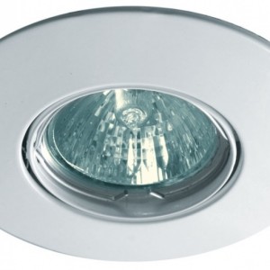 ARO EMPOTRABLE BASCULANTE SOBREDIMENSIONADO REDONDO MR16-GU10 BLANCO