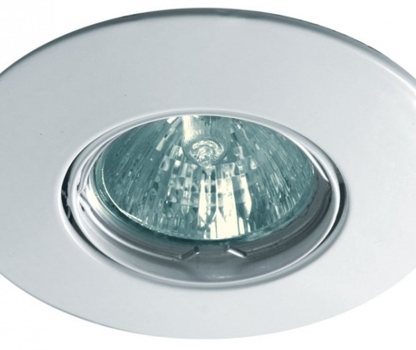 ARO EMPOTRABLE BASCULANTE SOBREDIMENSIONADO REDONDO MR16-GU10 BLANCO 1