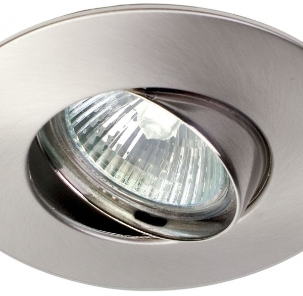 ARO EMPOTRABLE BASCULANTE SOBREDIMENSIONADO REDONDO MR16-GU10 NÍQUEL SATINADO 1