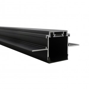 CARRIL MAGNÉTICO NEGRO 2M PARA EMPOTRAR