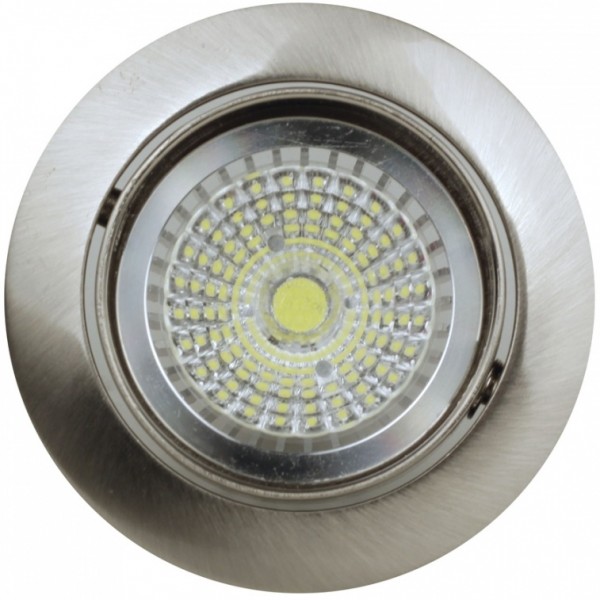 ARO EMPOTRABLE BASCULANTE REDONDO MR16-GU10 NÍQUEL SATINADO 1