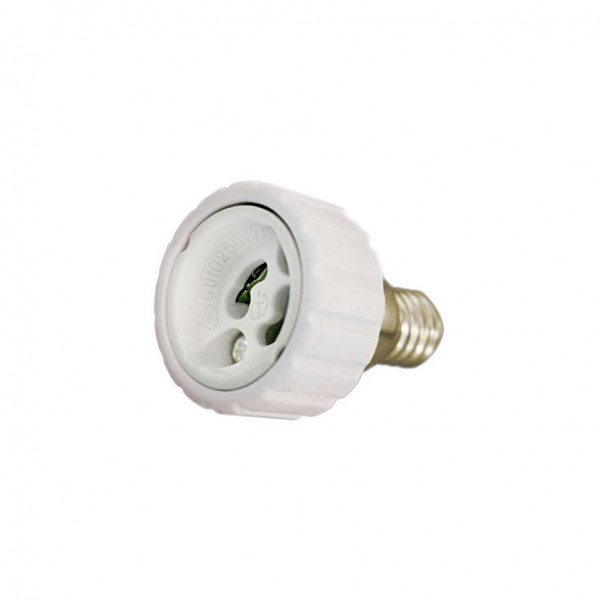 ADAPTADOR BLANCO E14 A GU10 1