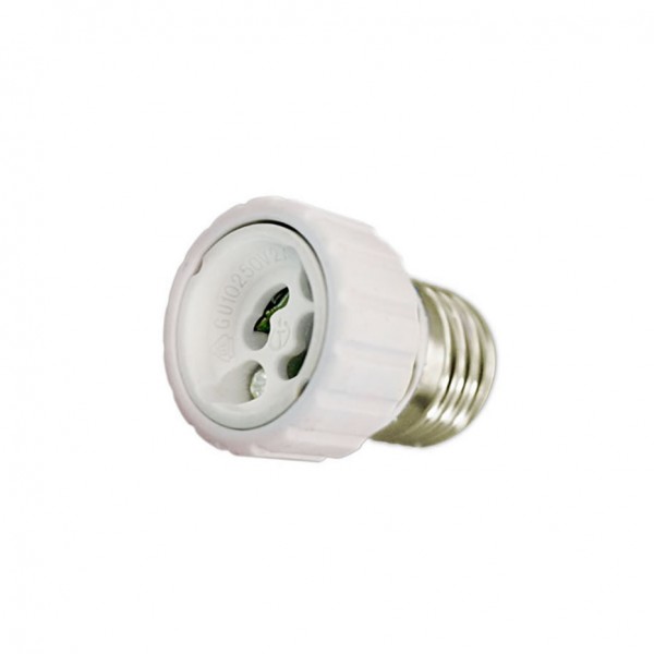 ADAPTADOR BLANCO E27 A GU10 1