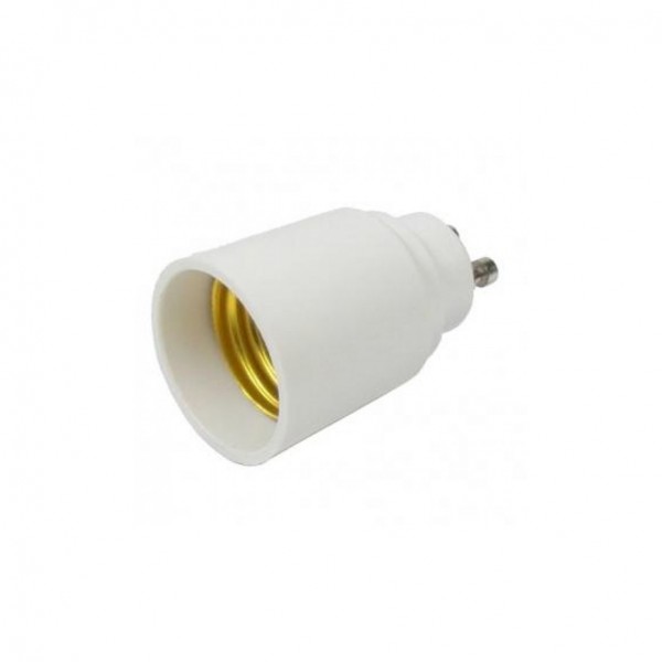 ADAPTADOR BLANCO GU10 A E27 1