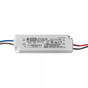 TRANSFORMADOR 24V 20W (0,83A) MEAN WELL IP67