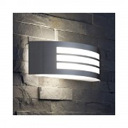 APLIQUE DE PARED RECTANGULAR E27 NEGRO