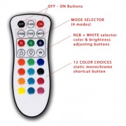 PROYECTOR LED EXTERIOR SMD SLIM 30W RGBW CON MANDO A DISTANCIA RGBW
