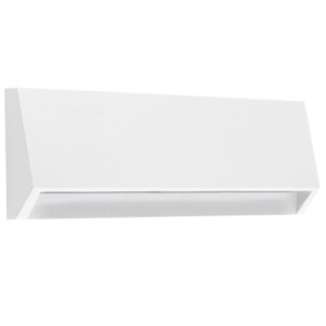 APLIQUE DE PARED PARA EXTERIOR CON LED INTEGRADO 4W RECTANGULAR IP65 BLANCO 4000K