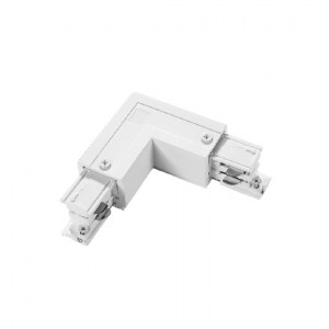 UNION EN L PARA CARRIL TRIFÁSICO BLANCO