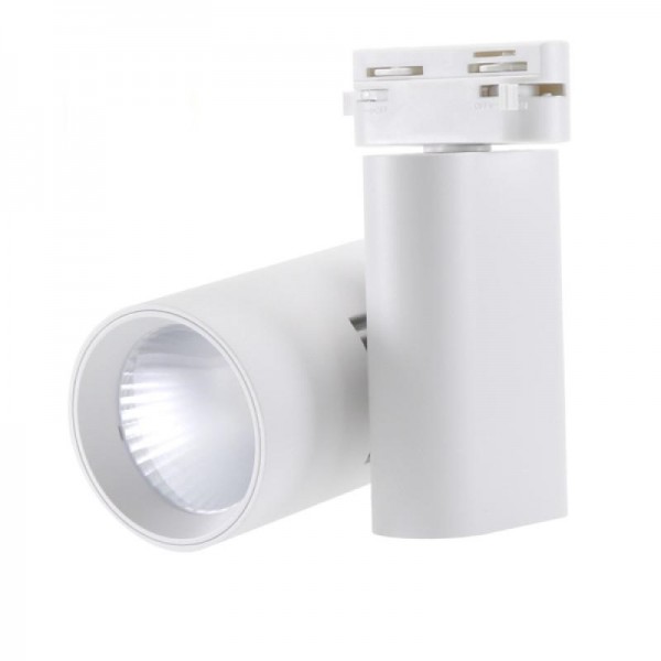 FOCO CARRIL MONOFÁSICO 40W BLANCO 3000K 1 FOCO CARRIL MONOFÁSICO 40W BLANCO 3000K 1