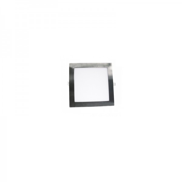 DOWNLIGHT LED SLIM CUADRADO PARA EMPOTRAR 5W NÍQUEL SATINADO 3000K 1