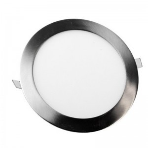 DOWNLIGHT LED SLIM REDONDO PARA EMPOTRAR 18W NÍQUEL SATINADO 3000K