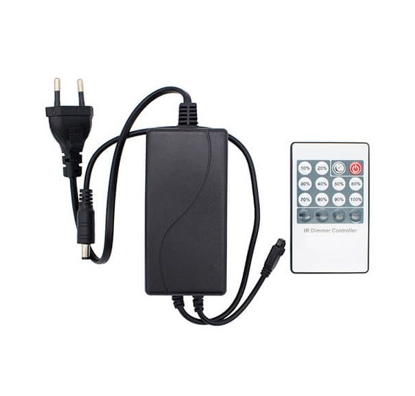 TRANSFORMADOR + REGULADOR CON MANDO A DISTANCIA 2A 12V 1 TRANSFORMADOR + REGULADOR CON MANDO A DISTANCIA 2A 12V 1