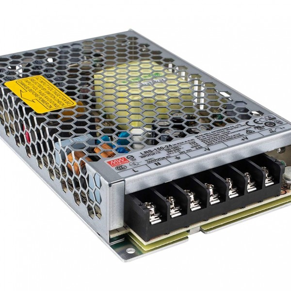 TRANSFORMADOR 220V → 24V 150W (6,25A) MEAN WELL IP20 1