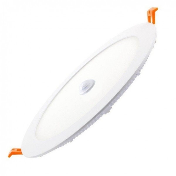 DOWNLIGHT LED REDONDO PARA EMPOTRAR 24W BLANCO CON SELECTOR DE POTENCIA (18-20-22-24W) SENSOR CREPUSCULAR Y MOVIMIENTO 3K/4K/6K 1