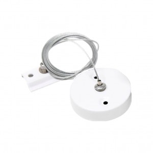 KIT SUSPENSIÓN PARA CARRIL MONOFÁSICO BLANCO