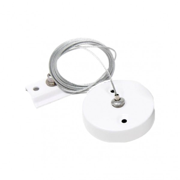 KIT SUSPENSIÓN PARA CARRIL MONOFÁSICO BLANCO 1
