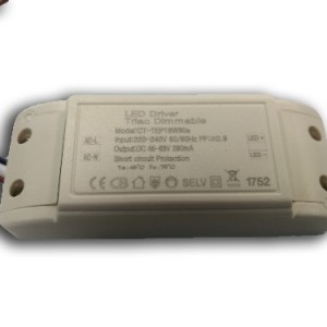 DRIVER 18W 280mA PF≥0.9 45V-63V DIMMABLE