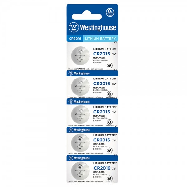 PILA LÍTIO BOTÓN CR2016 3V (BLISTER 5 UNIDADES) 1