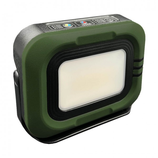 PROYECTOR LED SOLAR EXTERIOR SMD 1200Lm CON BATERÍA RECARGABLE + IMÁN + USB POWERBANK 3K/4K/6K 1