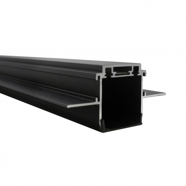 CARRIL MAGNÉTICO NEGRO 1M PARA EMPOTRAR 1