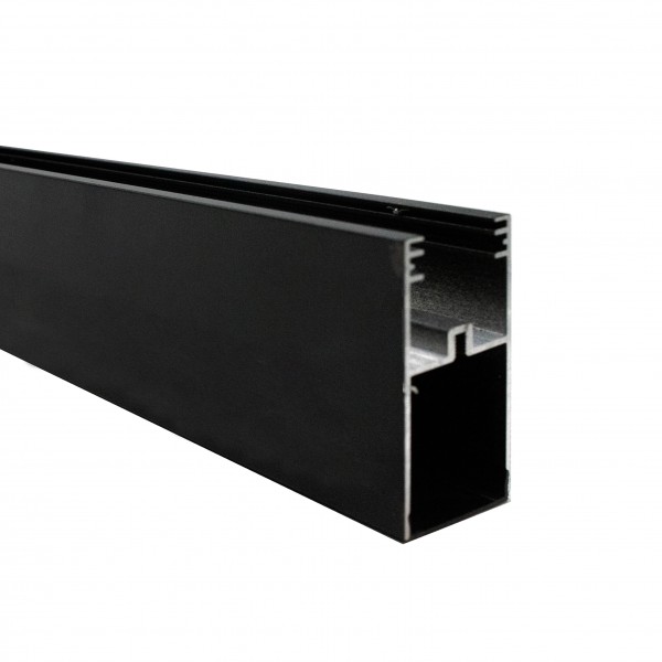 CARRIL MAGNÉTICO NEGRO 2M PARA INSTALACIÓN EN SUSPENSIÓN 1