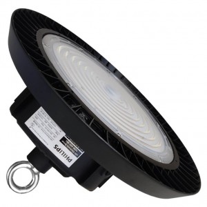 CAMPANA LED INDUSTRIAL UFO SLIM 150W DRIVER PHILLIPS, DIMMABLE (1-10V), IP65 5700K