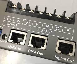 CONTROLADOR RGB 12V-24V 15A DMX CON MANDO A DISTANCIA