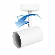 APLIQUE SUPERFICIE PARA 1 DICROICA GU10 BLANCO