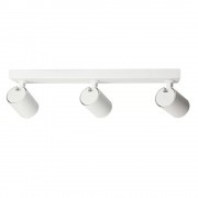 APLIQUE SUPERFICIE PARA 3 DICROICAS GU10 BLANCO