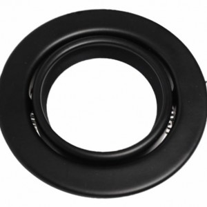 ARO EMPOTRABLE BASCULANTE REDONDO MR16-GU10 NEGRO