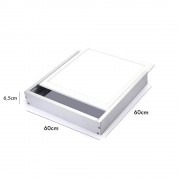 KIT PARA MONTAJE PANELES 60x60 EN SUPERFICIE BLANCO (ALTO 6,5cm)