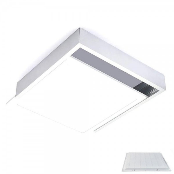 KIT PARA MONTAJE PANELES 60×60 EN SUPERFICIE BLANCO (ALTO 6,5cm) 1