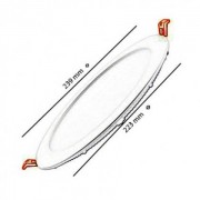 DOWNLIGHT LED SLIM REDONDO PARA EMPOTRAR 24W BLANCO (CORTE 22cm) 3000K