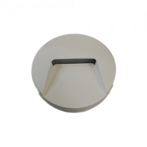 APLIQUE DE PARED PARA EXTERIOR CON LED INTEGRADO 2W REDONDO IP65 BLANCO 3000K
