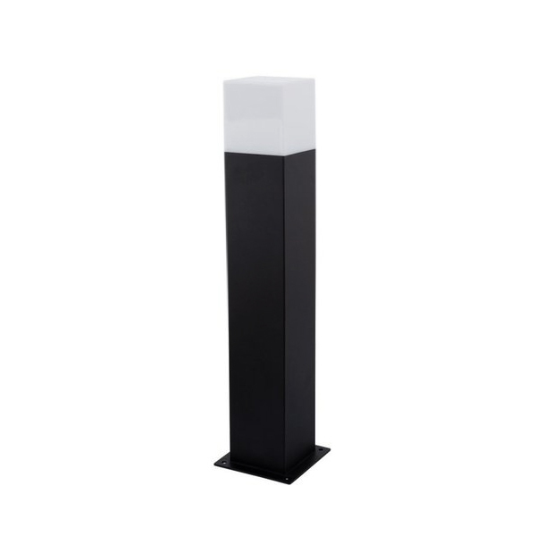 BALIZA DE JARDIN CUADRADO E27 440MM BLANCO Y ANTRACITA 1 BALIZA DE JARDIN CUADRADO E27 440MM BLANCO Y ANTRACITA 1