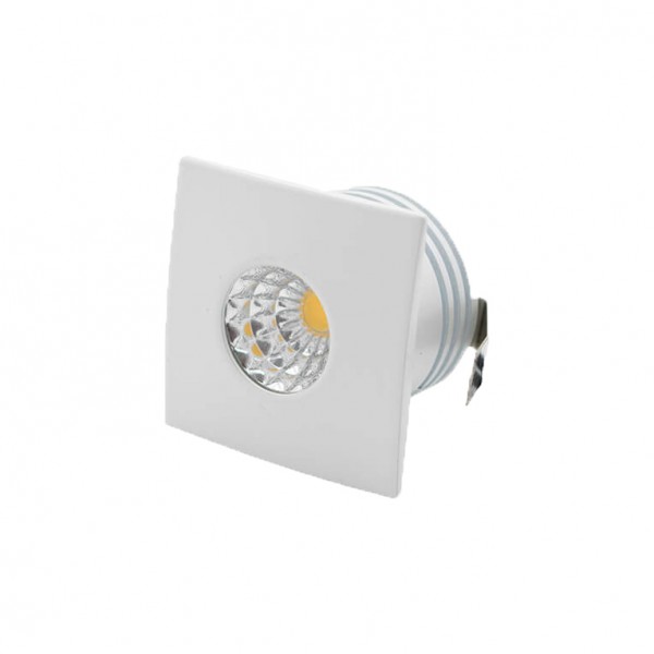 MINI DOWNLIGHT COB CUADRADO PARA EMPOTRAR BLANCO 4000K 1