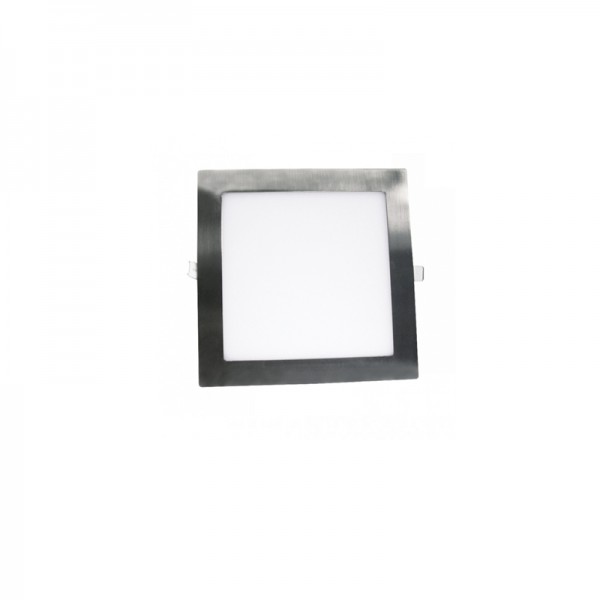 DOWNLIGHT LED SLIM CUADRADO PARA EMPOTRAR 6W NÍQUEL SATINADO 6000K 1