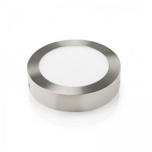 DOWNLIGHT LED REDONDO SUPERFICIE 12W NÍQUEL SATINADO 4000K