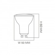 BOMBILLA LED GU10 10W 6000K