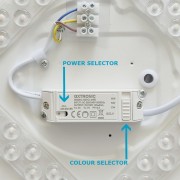 PLAFON LED 24W CHIP OSRAM CON SELECTOR POTENCIA 3K/4K/6K