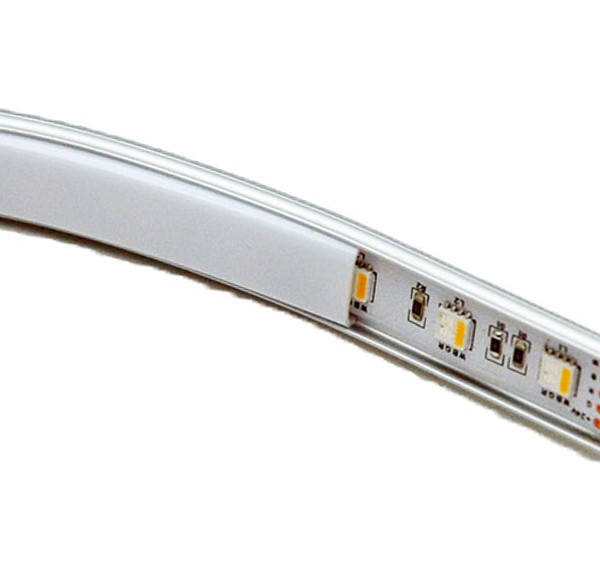 PERFIL SUPERFICIE FLEXIBLE (BARRA 2M) + DIFUSOR OPAL 1