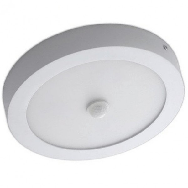 DOWNLIGHT LED REDONDO SUPERFICIE 24W BLANCO CON SELECTOR DE POTENCIA (18-20-22-24W) SENSOR CREPUSCULAR Y MOVIMIENTO 3K/4K/6K 1 DOWNLIGHT LED REDONDO SUPERFICIE 24W BLANCO CON SELECTOR DE POTENCIA (18-20-22-24W) SENSOR CREPUSCULAR Y MOVIMIENTO 3K/4K/6K 1