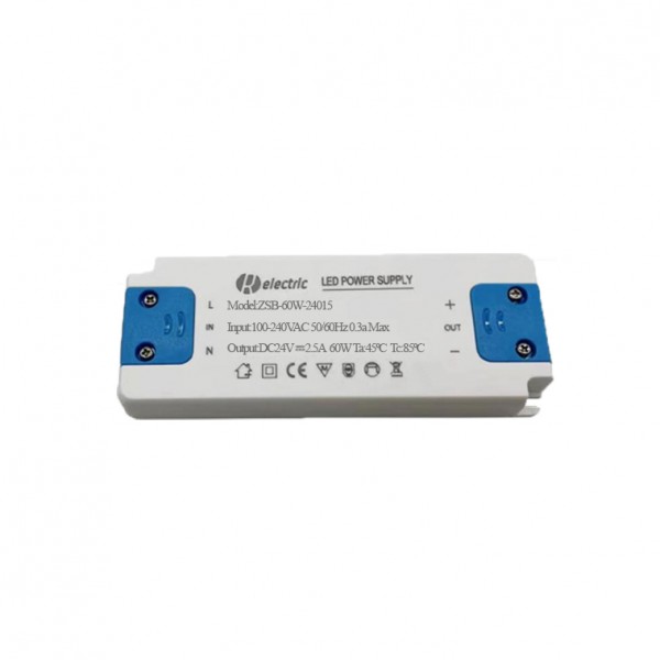 TRANSFORMADOR 24V ZSB 60W (2